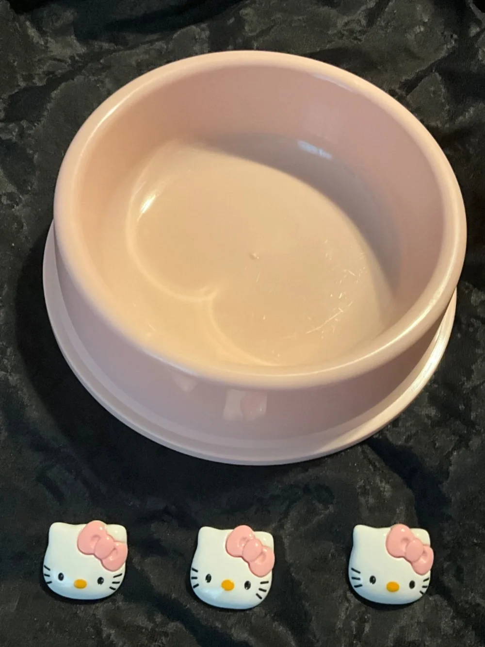 Hello Kitty Pink Pet Bowl Medium Cute